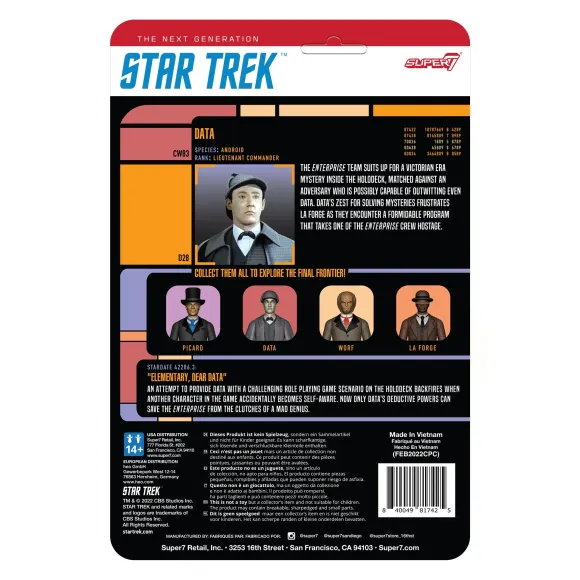Star Trek: The Next Generation Reaction Figures Wave 3 - Victorian Data