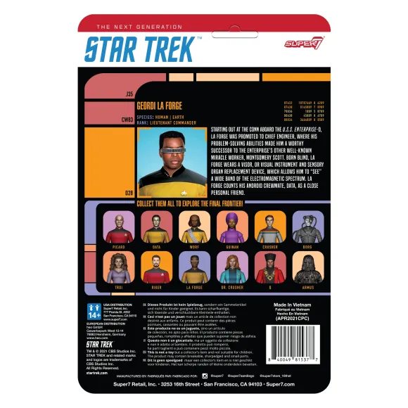 Star Trek: The Next Generation Reaction Figure Wave 2 - Lt. Commander La Forge