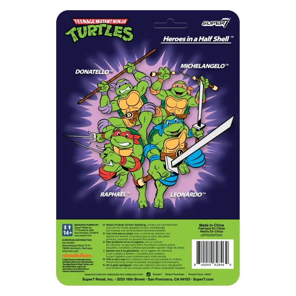 Teenage Mutant Ninja Turtles Reaction Wave 7 - Michelangelo Toon