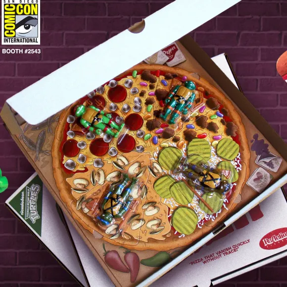 Teenage Mutant Ninja Turtles Reaction -Pizza Box 4-Pack (Sdcc 2019)