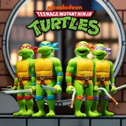 Teenage Mutant Ninja Turtles Reaction Wave 7 - Donatello, Leonardo, Michelangelo & Raphael (Toon)