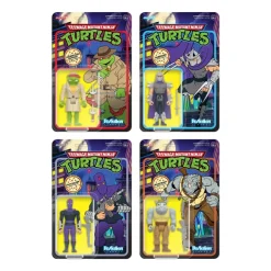 Teenage Mutant Ninja Turtles Reaction Figures Wave 8 - Undercover Raphael, Shredder, Rocksteady & Foot Soldier (Cartoon)