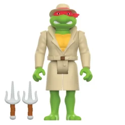 Teenage Mutant Ninja Turtles Reaction Figures Wave 8 - Undercover Raphael, Shredder, Rocksteady & Foot Soldier (Cartoon)