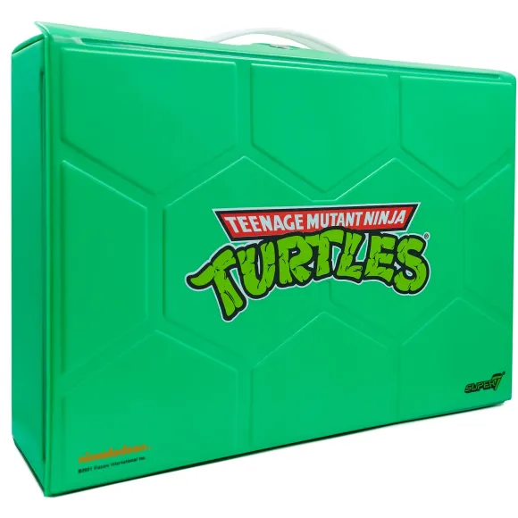 Teenage Mutant Ninja Turtles Reaction Figures - Carry Case With Michelangelo (Metallic)