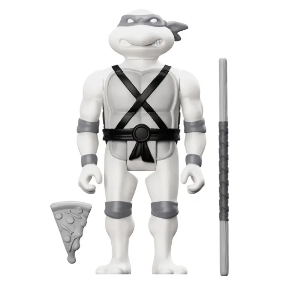 Teenage Mutant Ninja Turtles Reaction Figure Wave 9 - Donatello (Comic Greyscale)