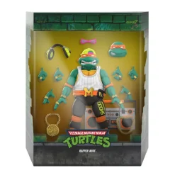 Teenage Mutant Ninja Turtles Ultimates! Wave 11 - Rat King, Rapper Mike, Ninja Nomad Leonardo & Foot Soldier (Battle Damaged)
