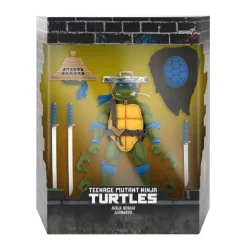 Teenage Mutant Ninja Turtles Ultimates! Wave 11 - Rat King, Rapper Mike, Ninja Nomad Leonardo & Foot Soldier (Battle Damaged)