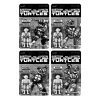 Teenage Mutant Ninja Turtles Reaction Figure Wave 9 - Donatello, Leonardo, Michelangelo & Raphael (Comic Greyscale)