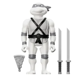 Teenage Mutant Ninja Turtles Reaction Figure Wave 9 - Donatello, Leonardo, Michelangelo & Raphael (Comic Greyscale)