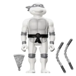 Teenage Mutant Ninja Turtles Reaction Figure Wave 9 - Donatello, Leonardo, Michelangelo & Raphael (Comic Greyscale)
