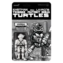 Teenage Mutant Ninja Turtles Reaction Figure Wave 9 - Leonardo (Comic Greyscale)