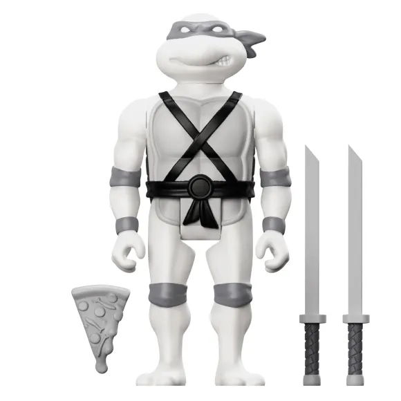Teenage Mutant Ninja Turtles Reaction Figure Wave 9 - Leonardo (Comic Greyscale)