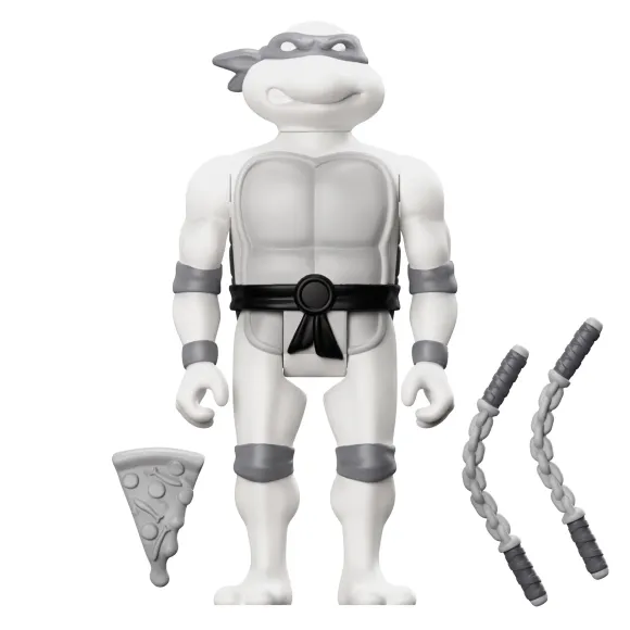 Teenage Mutant Ninja Turtles Reaction Figure Wave 9 - Michelangelo (Comic Greyscale)