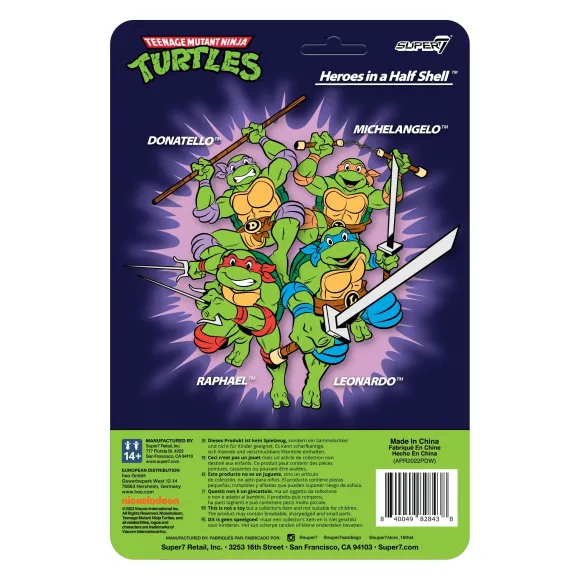 Teenage Mutant Ninja Turtles Reaction Wave 7 - Leonardo Toon