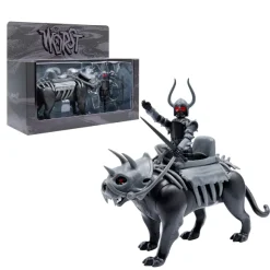 The Four Worstmen Of The Apocalypse Reaction Figure - Black Falcon And Famine Puma