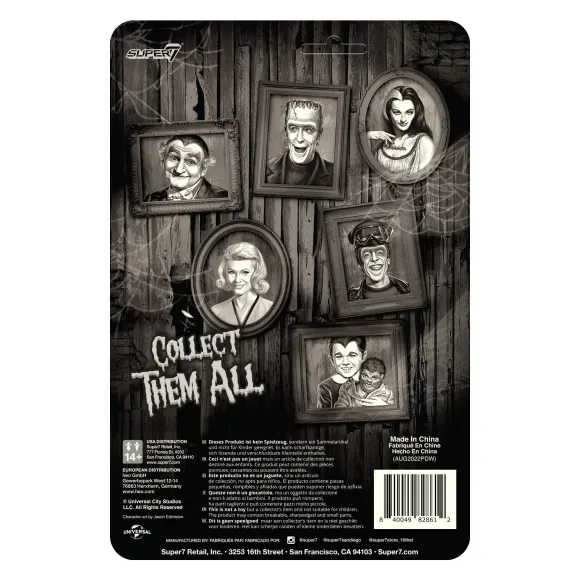 The Munsters Reaction Wave 3 - Eddie Munster (Grayscale)