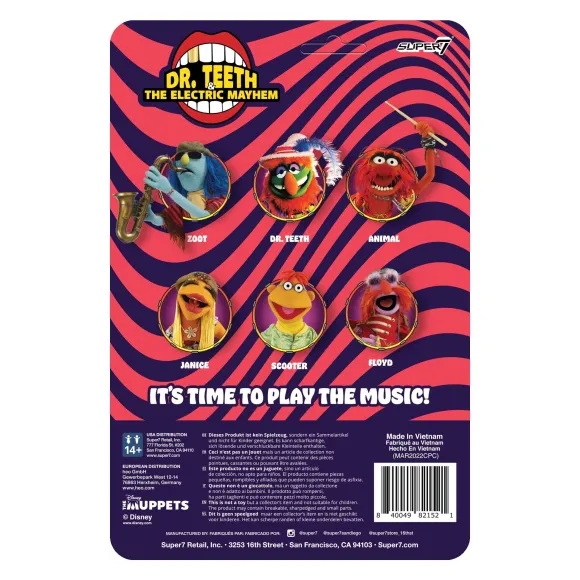 The Muppets Reaction Figures Wave 1- Electric Mayhem Band - Scooter