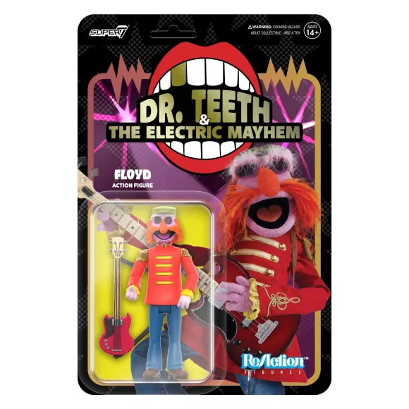 The Muppets Reaction Figures Wave 1- Electric Mayhem Band - Floyd