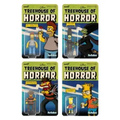 The Simpsons Reaction Figures Wave4 - Treehouse Of Horror V2 - Set Of 4