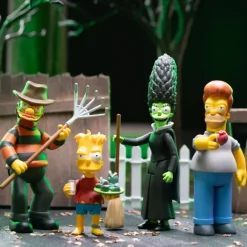 The Simpsons Reaction Figures Wave4 - Treehouse Of Horror V2 - Set Of 4