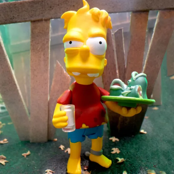 The Simpsons Reaction Figures Wave4 - Treehouse Of Horror V2 - Set Of 4