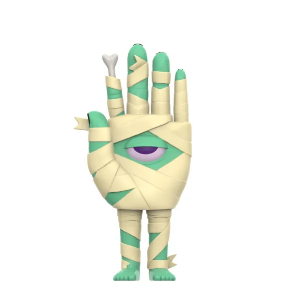 The Weirdest Reaction Figures Wave 4 - Mummy'S Hand, Trauma Bomb & Zombeef (Putrid Pals)