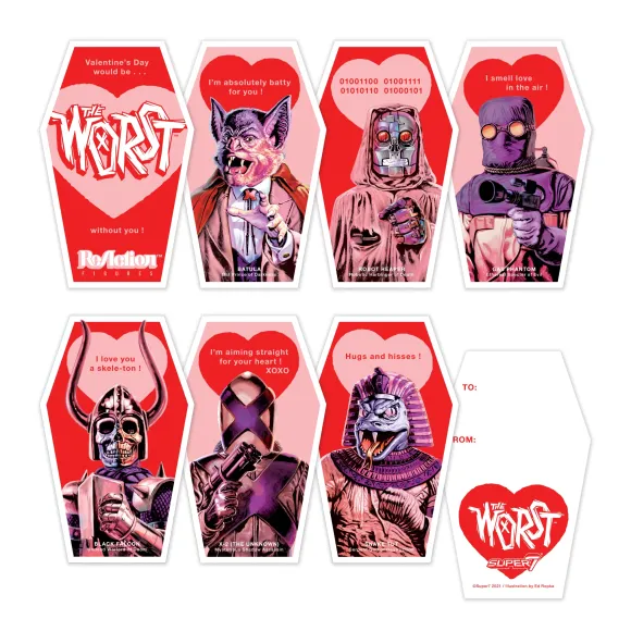 The Worst - Valentine'S Day 2021 Reaction Figure 2-Pack - Batula And Robot Reaper