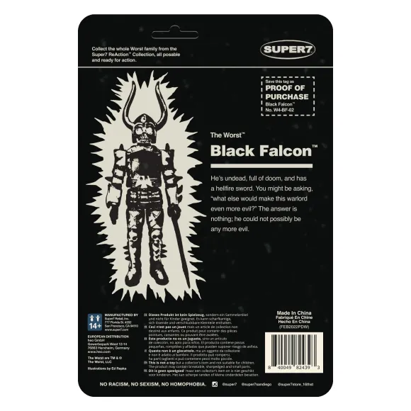 The Worst Reaction Wave 1 - Black Falcon (Monster Glow)