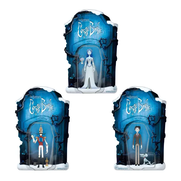Tim Burton'S Corpse Bride Reaction Figures - Set Of 3