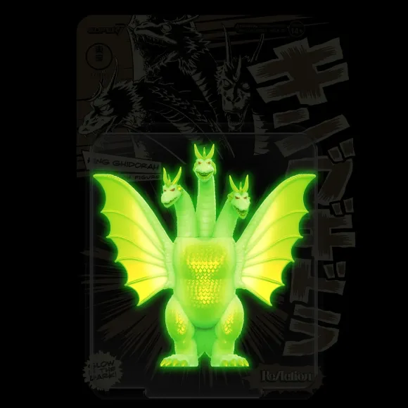 Toho Reaction Figures Wave 4 - King Ghidorah (Glow)