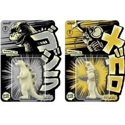 Toho Reaction Figures Wave 5 - Godzilla '74 & Megalon (Glow)