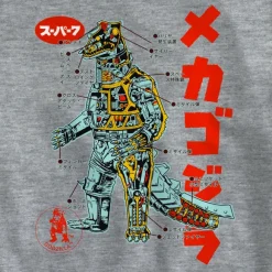 Toho T-Shirt - Anatomical Mechagodzilla Ringer