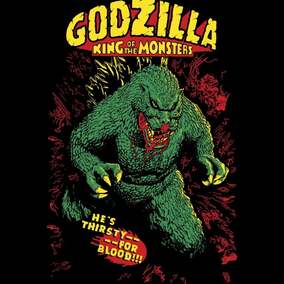 Toho T-Shirts - Bloody Godzilla