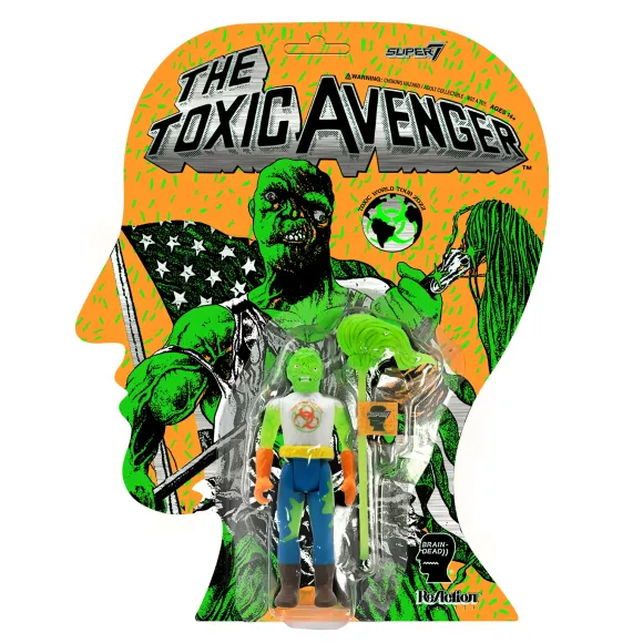 Toxic Avenger X Brain Dead Reaction Figure - Toxie (Glow)