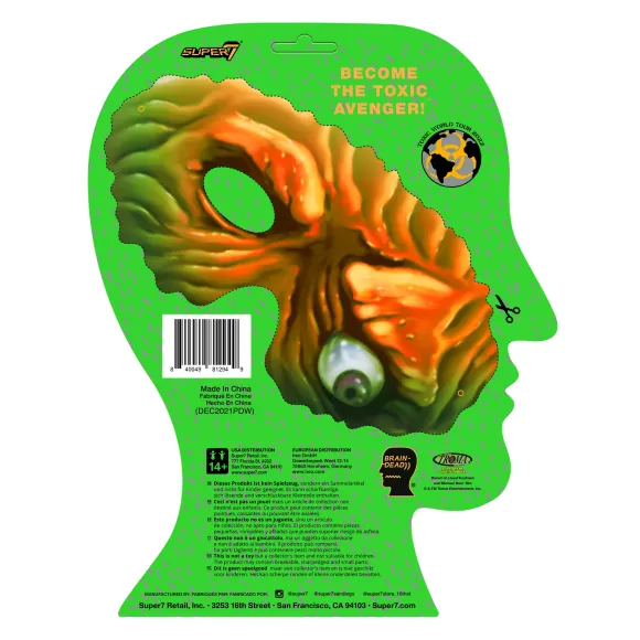 Toxic Avenger X Brain Dead Reaction Figure - Toxie (Glow)
