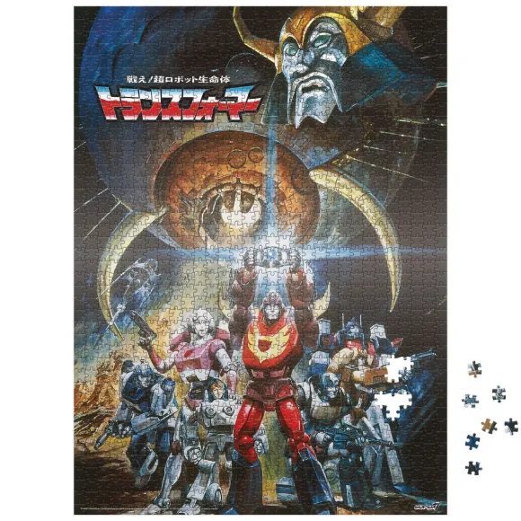 Transformers Japanese '86 Movie Poster Puzzle