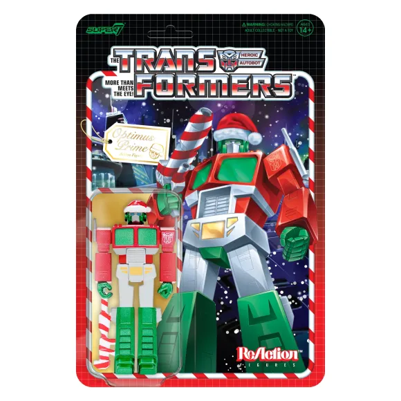 Transformers Reaction Figure - Optimus Santa
