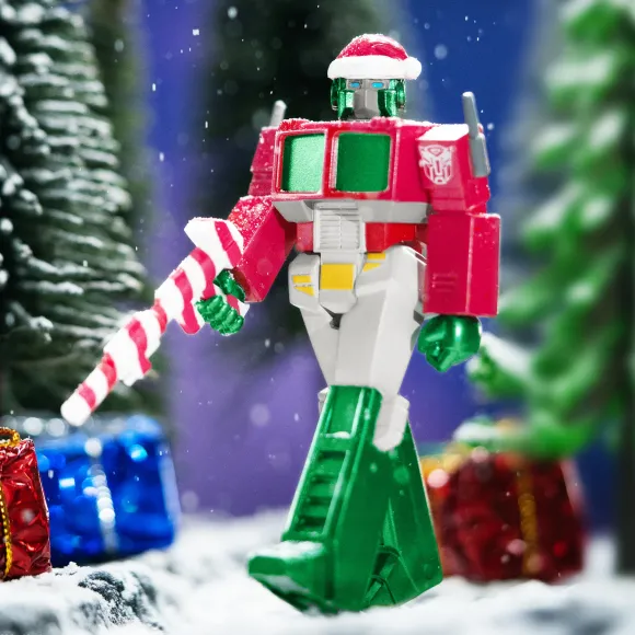 Transformers Reaction Figure - Optimus Santa