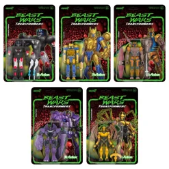 Transformers Reaction Figures Wave 7 Beast Wars - Set Of 5