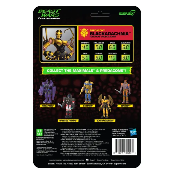 Transformers Reaction Wave 7 Beast Wars - Blackarachnia