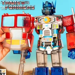 Transformers Super Cyborg - Optimus Prime (Clear Red / Blue)