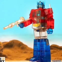 Transformers Super Cyborg - Optimus Prime (Clear Red / Blue)