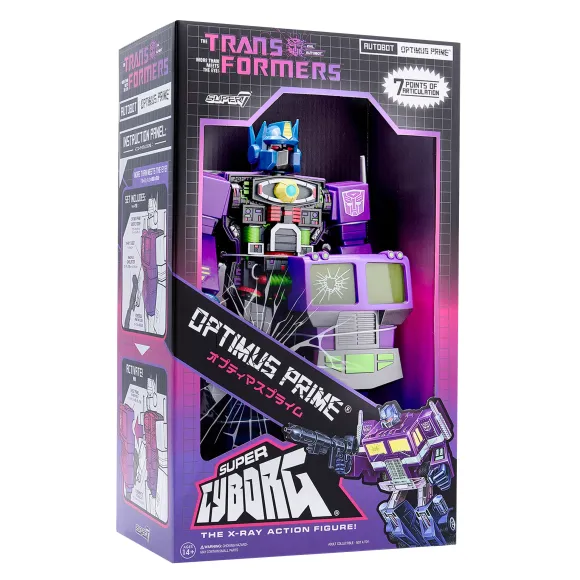 Transformers Super Cyborg - Optimus Prime (Shattered Glass Purple)