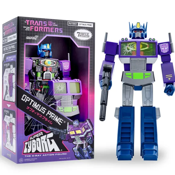 Transformers Super Cyborg - Optimus Prime (Shattered Glass Purple)