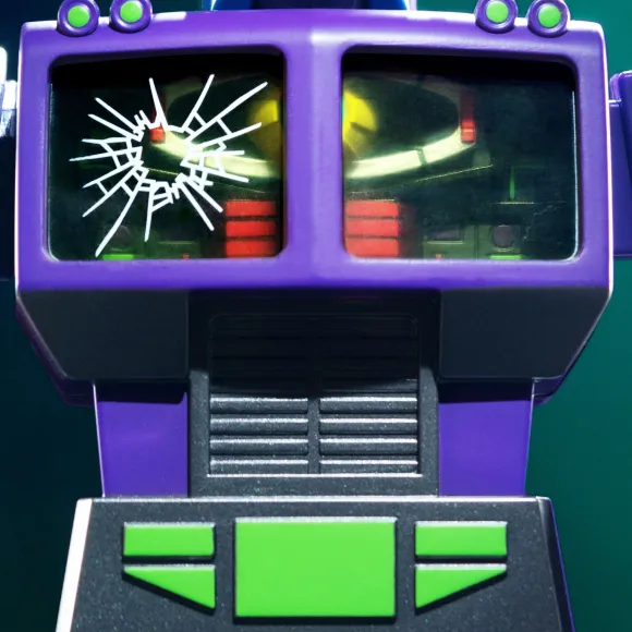 Transformers Super Cyborg - Optimus Prime (Shattered Glass Purple)