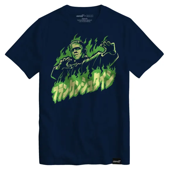 Universal Monsters Frankenstein Fire T-Shirt