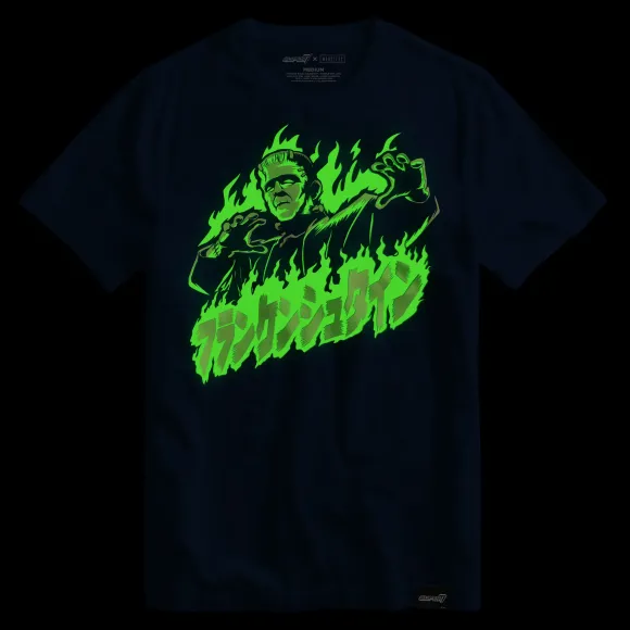 Universal Monsters Frankenstein Fire T-Shirt