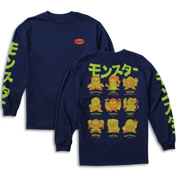 Universal Monsters Long Sleeve T-Shirt - Keshi Monsters