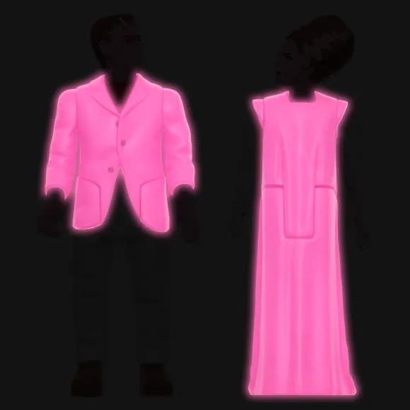 Universal Monsters Reaction Figures - Frankenstein And Bride Of Frankenstein 2-Pack (Valentine'S Day Heart Box)