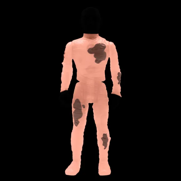 Universal Monsters Reaction Figure - The Mummy (Glow-In-The-Dark Costume Colors)